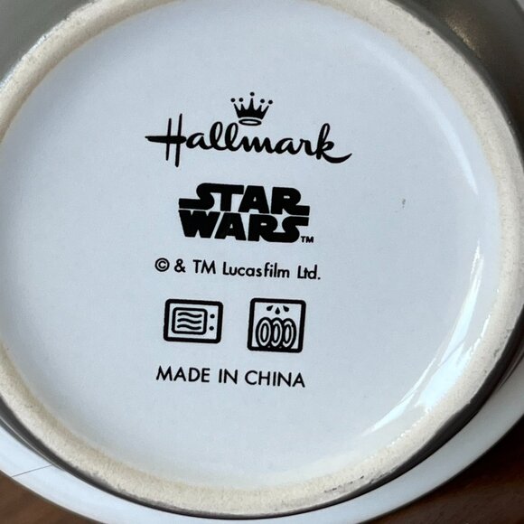 Star Wars Hallmark Princess Leia I Love You Stacking Mug White Silver Stackable - Picture 8 of 11